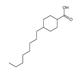 4-octylcyclohexane-1-carboxylic acid Structure