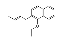 1-Aethoxy-2-buten-(2)-yl-naphthalin结构式