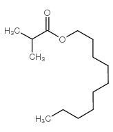 Propanoic acid,2-methyl-, decyl ester structure