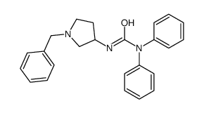 3-(1-benzylpyrrolidin-3-yl)-1,1-diphenylurea Structure