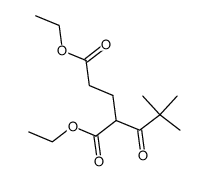 Diethyl (1-pivaloyl)glutarate Structure