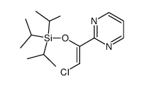 2-(2-chloro-1-((triisopropylsilyl)oxy)ethenyl)pyrimidine Structure