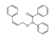 N-phenyl-N-(3-phenylprop-2-enoxy)benzamide Structure