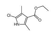 ethyl 5-chloro-2,4-dimethyl-1H-pyrrole-3-carboxylate Structure