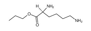 L-lysine n-propyl ester Structure