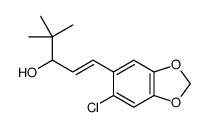 1-[2-Chloro-4,5-(methylenedioxy)phenyl]-4,4-dimethyl-1-penten-3-ol picture