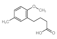 4-(2-methoxy-5-methyl-phenyl)butanoic acid Structure