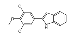 2-(3,4,5-trimethoxyphenyl)-1H-indole Structure