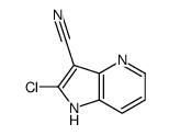 2-chloro-1H-pyrrolo[3,2-b]pyridine-3-carbonitrile Structure