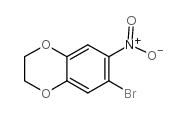 6-BROMO-7-NITRO-2,3-DIHYDROBENZO[B][1,4]DIOXINE Structure