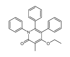 4-ethoxy-3-methyl-1,5,6-triphenylpyridin-2-one Structure