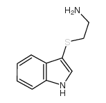 2-(1H-INDOL-3-YLSULFANYL)-ETHYLAMINE Structure