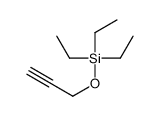 triethyl(prop-2-ynoxy)silane structure