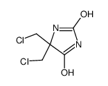 5,5-bis(chloromethyl)imidazolidine-2,4-dione结构式