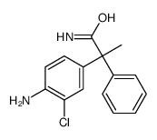 2-(4-amino-3-chlorophenyl)-2-phenylpropanamide Structure