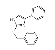 2-benzylsulfanyl-4-phenyl-3H-imidazole structure