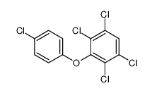 1,2,4,5-tetrachloro-3-(4-chlorophenoxy)benzene Structure