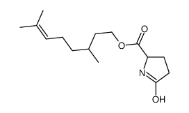 3,7-dimethyloct-6-enyl 5-oxo-DL-prolinate图片