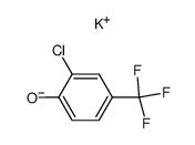 potassium salt of 2-chloro-4-trifluoromethylphenol Structure