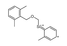 (2,6-dimethylphenyl)methoxymethyl-(2-methylphenyl)silicon Structure