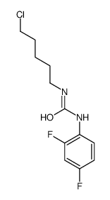 1-(5-chloropentyl)-3-(2,4-difluorophenyl)urea Structure