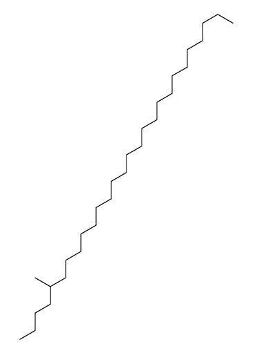 5-methylheptacosane Structure