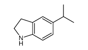 1H-Indole,2,3-dihydro-5-(1-methylethyl)-(9CI) Structure