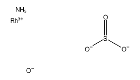 azanium,rhodium(3+),disulfite结构式