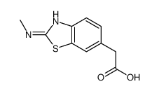 6-Benzothiazoleaceticacid,2-(methylamino)-(9CI)结构式