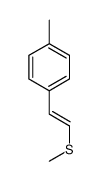 1-methyl-4-(2-methylsulfanylethenyl)benzene Structure