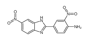 2-(4'-Amino-3'-nitrophenyl)-5-nitrobenzimidazole Structure