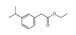 ethyl 2-(3-isopropylphenyl)acetate结构式