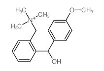 Benzenemethanaminium,2-[hydroxy(4-methoxyphenyl)methyl]-N,N,N-trimethyl-, iodide (1:1)结构式