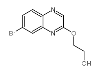 2-(7-BROMOQUINOXALIN-2-YLOXY)ETHANOL Structure