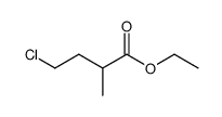 ethyl 4-chloro-2-methylbutanoate Structure