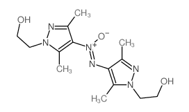 1H-Pyrazole-1-ethanol, 4,4-azoxybis[3,5-dimethyl-结构式