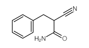 2-cyano-3-phenyl-propanamide structure