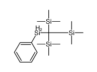 trimethyl-[phenylsilyl-bis(trimethylsilyl)methyl]silane结构式