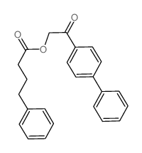 [2-oxo-2-(4-phenylphenyl)ethyl] 4-phenylbutanoate Structure