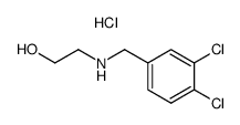 2-(3,4-dichlorobenzylamino)ethanol hydrochloride Structure