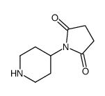 1-PIPERIDIN-4-YL-PYRROLIDINE-2,5-DIONE structure