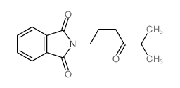 1H-Isoindole-1,3(2H)-dione,2-(5-methyl-4-oxohexyl)-结构式