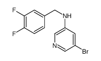 5-bromo-N-[(3,4-difluorophenyl)methyl]pyridin-3-amine Structure