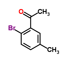 1-(2-Bromo-5-methylphenyl)ethanone结构式