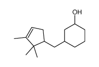 3-[(2,2,3-trimethylcyclopent-3-en-1-yl)methyl]cyclohexan-1-ol Structure