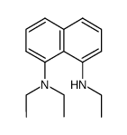 1-diethylamino-8-(ethylamino)naphthalene结构式