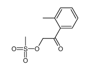 Ethanone, 1-(2-methylphenyl)-2-[(methylsulfonyl)oxy]- (9CI)结构式