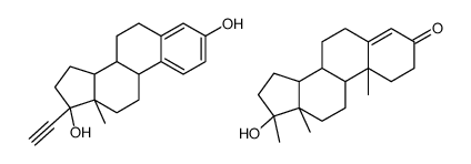 (8R,9S,13S,14S,17R)-17-ethynyl-13-methyl-7,8,9,11,12,14,15,16-octahydro-6H-cyclopenta[a]phenanthrene-3,17-diol,(8R,9S,10R,13S,14S,17R)-17-hydroxy-10,13,17-trimethyl-2,6,7,8,9,11,12,14,15,16-decahydro-1H-cyclopenta[a]phenanthren-3-one Structure