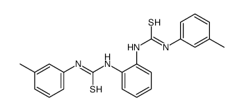 1-(3-methylphenyl)-3-[2-[(3-methylphenyl)carbamothioylamino]phenyl]thiourea结构式