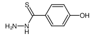 4-hydroxyphenylthiocarboxyhydrazide structure